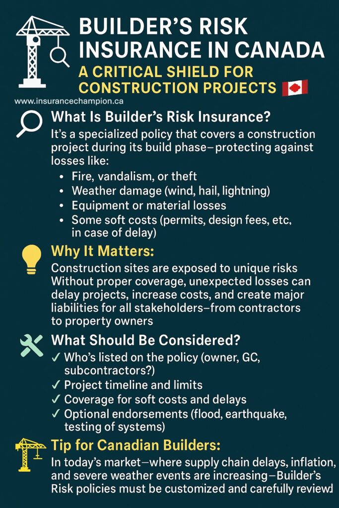 Builder’s Risk policies for construction projects. Builder’s Risk policies for construction projects.