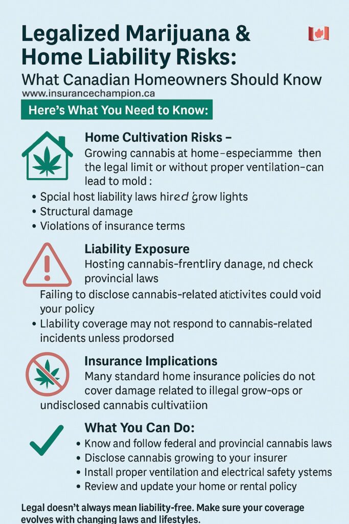 Legalized marijuana and home liability risks. Legalized marijuana and home liability risks.