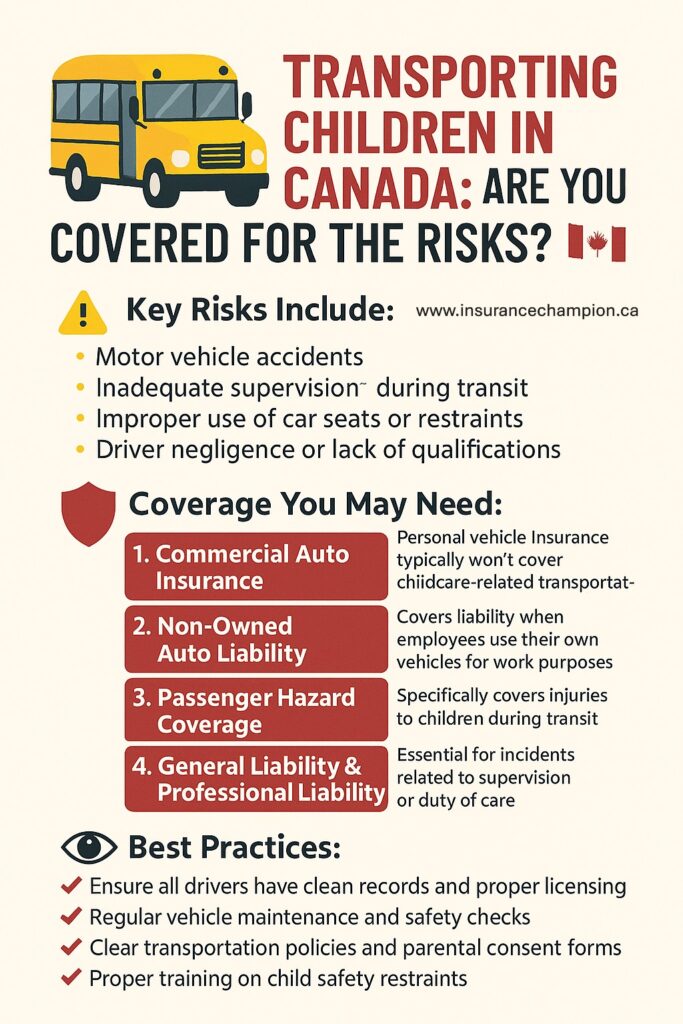 🚐 Transporting Children in Canada: Are You Covered for the Risks? 🇨🇦 🚐 Transporting Children in Canada: Are You Covered for the Risks? 🇨🇦