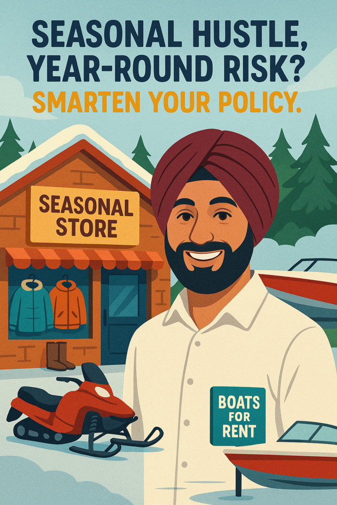 🍁 Seasonal Businesses in Canada: Is Your Insurance as Flexible as Your Schedule? 🇨🇦