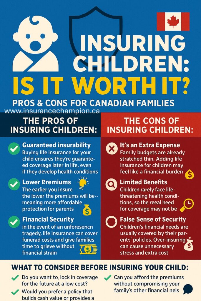 👶🛡️ Insuring Children: Is It Worth It? Pros & Cons for Canadian Families 🇨🇦