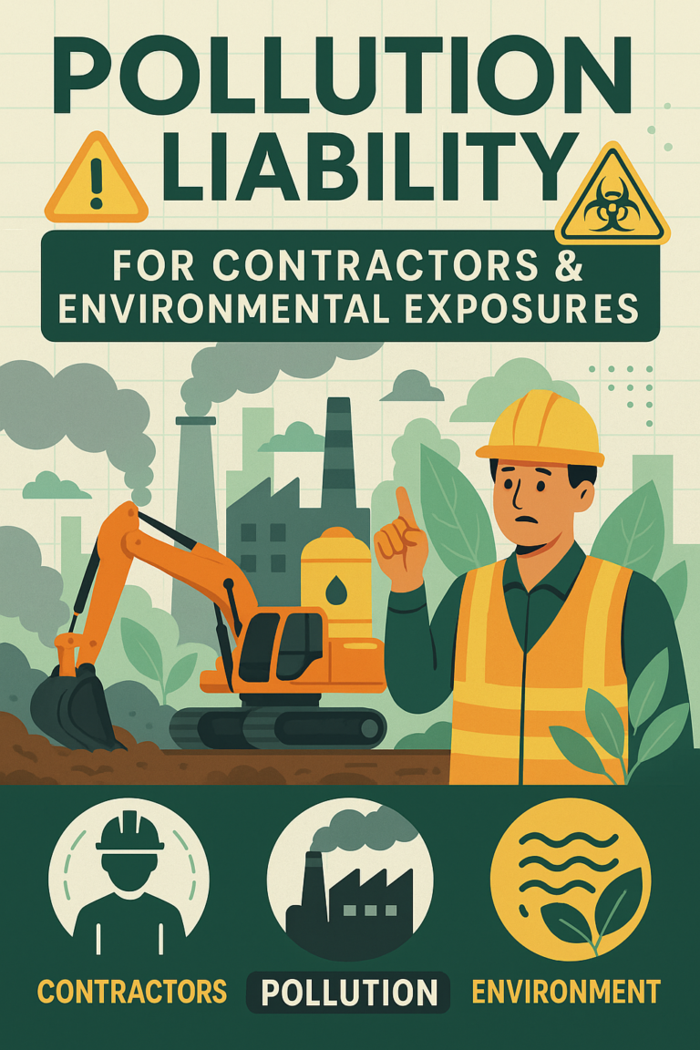 Pollution Liability Insurance Canada for Contractors