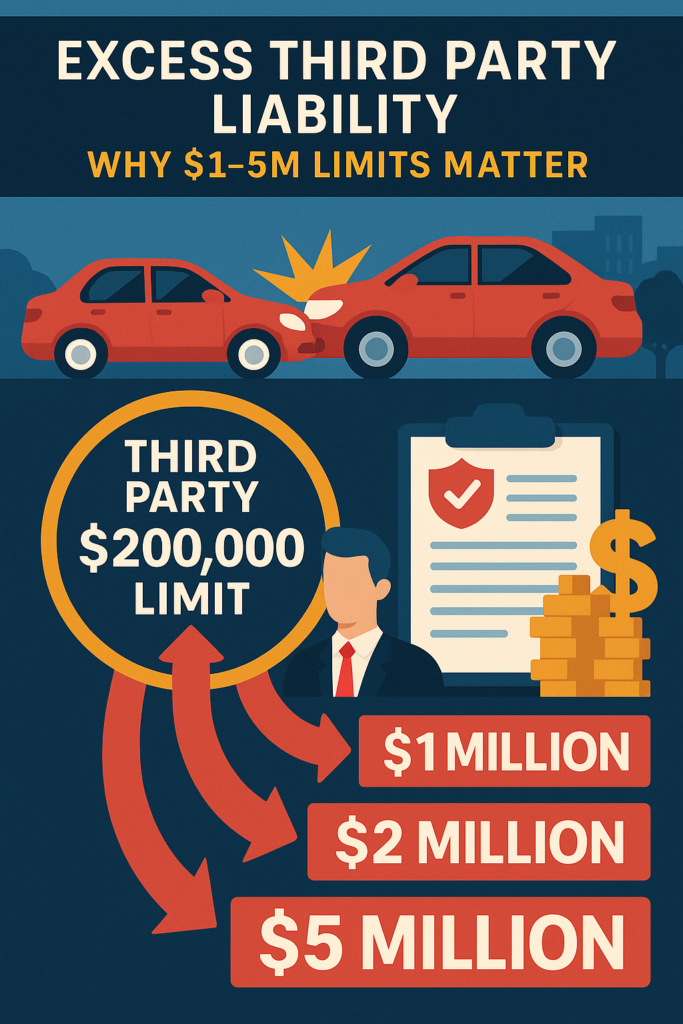 🛡️ Excess Third Party Liability: Why $1–5M Limits Matter 🇨🇦