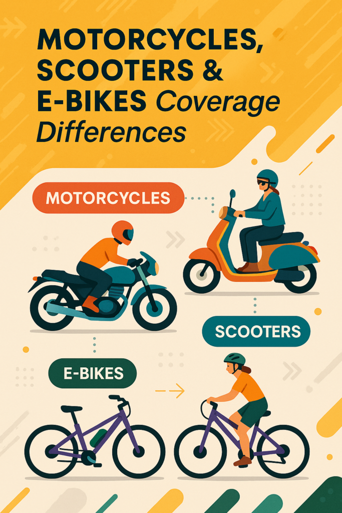 🏍️ Motorcycles, Scooters & E-Bikes: Coverage Differences in Canada 🚲🇨🇦