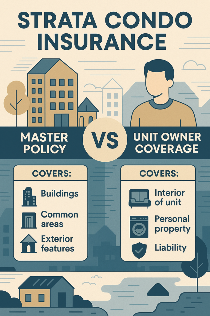 🏢 Strata/Condo Insurance: Master Policy vs. Unit Owner Coverage 🇨🇦