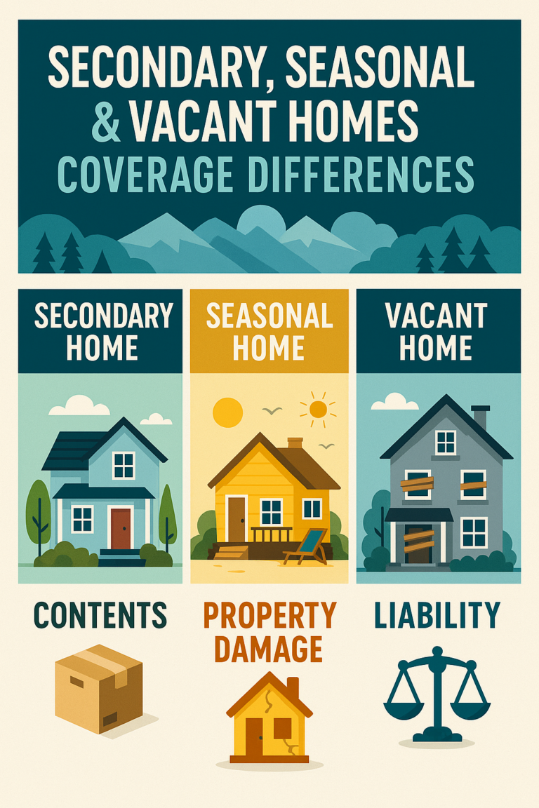 secondary seasonal and vacant home insurance Canada