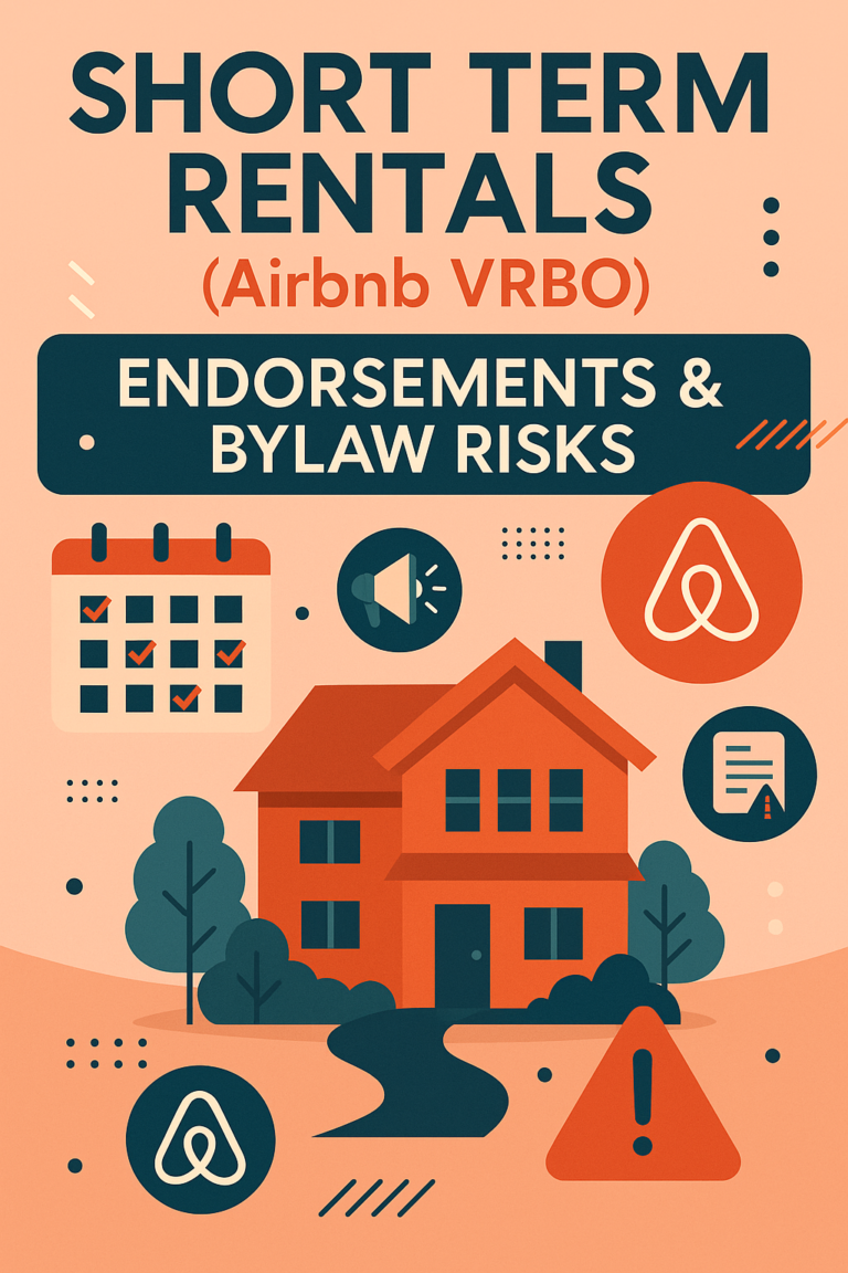 short term rental insurance BC