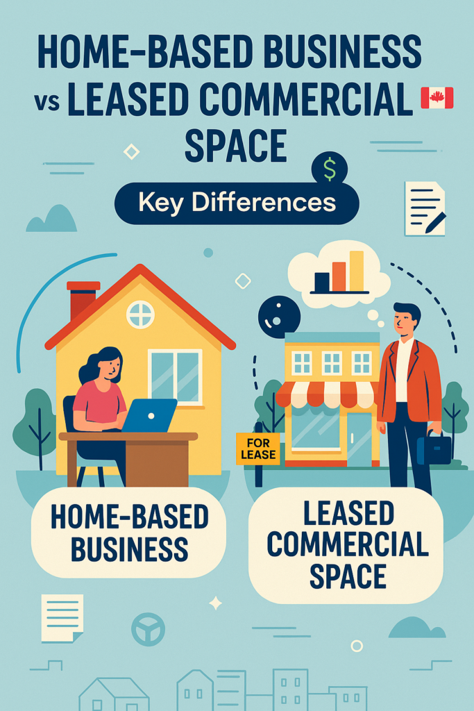 🏠💼 Home-Based Business vs. Leased Commercial Space: Key Differences 🇨🇦 🏠💼 Home-Based Business vs. Leased Commercial Space: Key Differences 🇨🇦