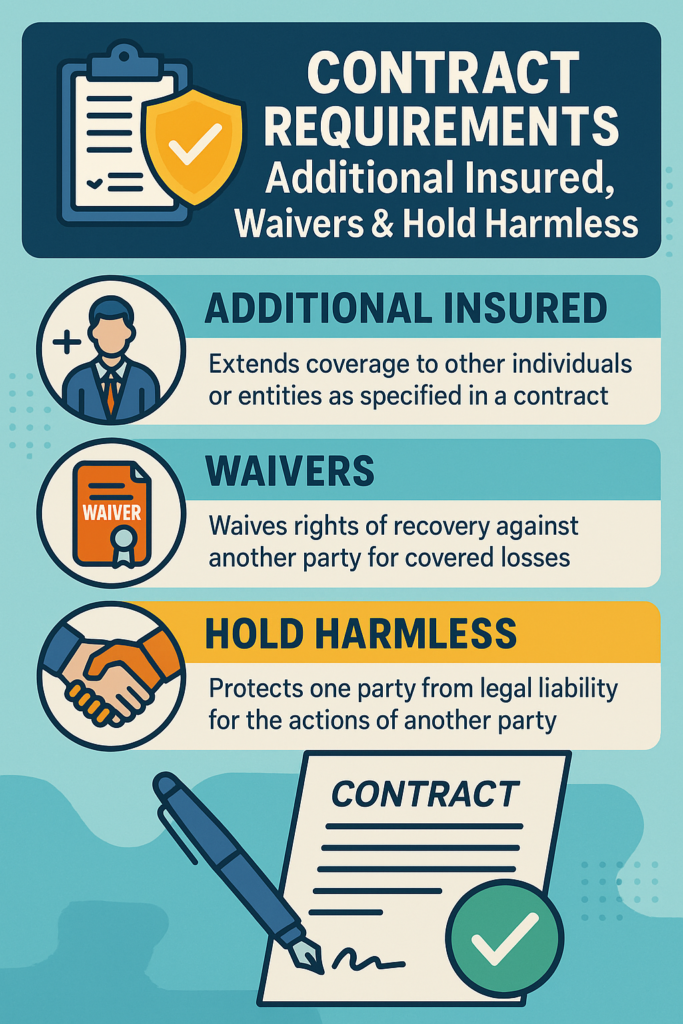 📑 Contract Requirements: Additional Insured, Waivers & Hold Harmless 🇨🇦 📑 Contract Requirements: Additional Insured, Waivers & Hold Harmless 🇨🇦