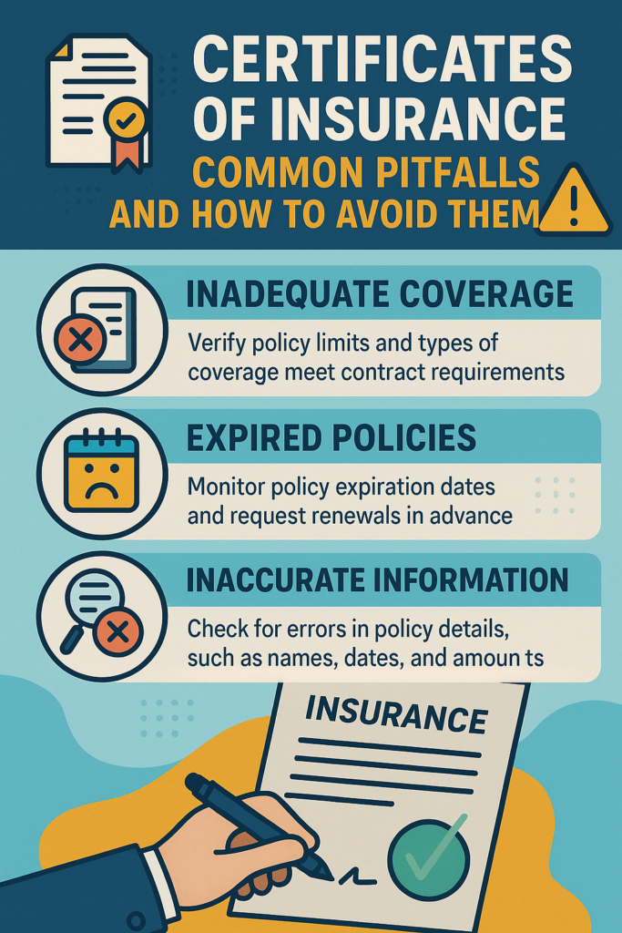 📄 Certificates of Insurance: Common Pitfalls and How to Avoid Them 🇨🇦 📄 Certificates of Insurance: Common Pitfalls and How to Avoid Them 🇨🇦