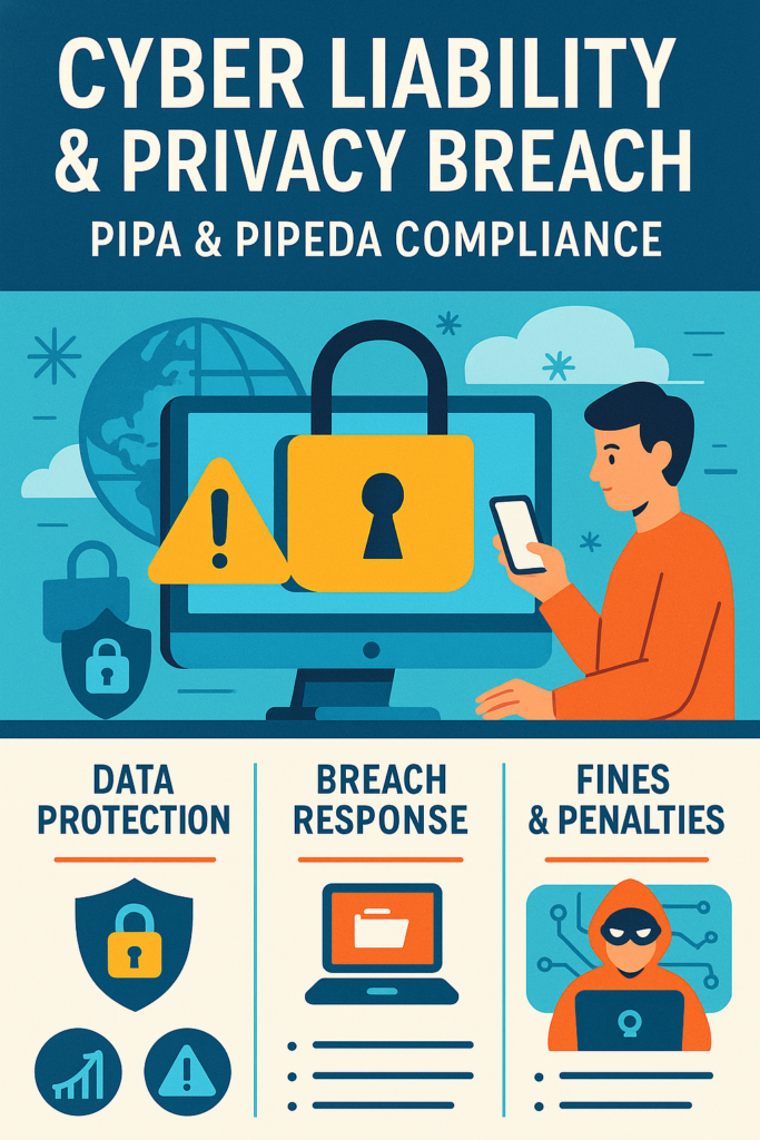 🔒 Cyber Liability & Privacy Breach (PIPA/PIPEDA) Compliance in Canada 🇨🇦💻 🔒 Cyber Liability & Privacy Breach (PIPA/PIPEDA) Compliance in Canada 🇨🇦💻