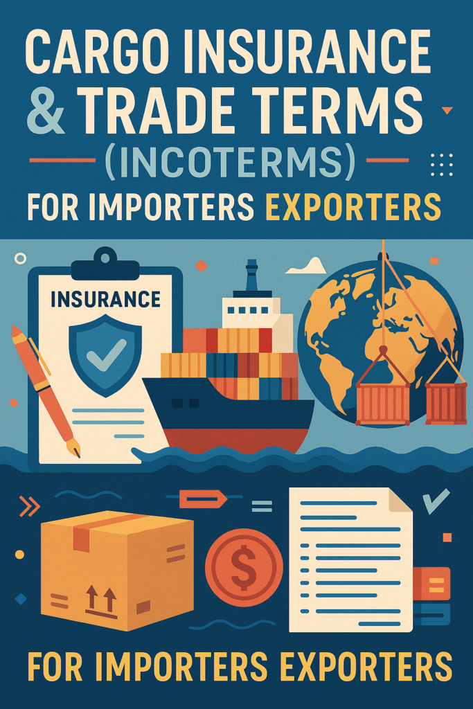 🚢 Cargo Insurance & Trade Terms (Incoterms) for Importers/Exporters 🇨🇦🌍