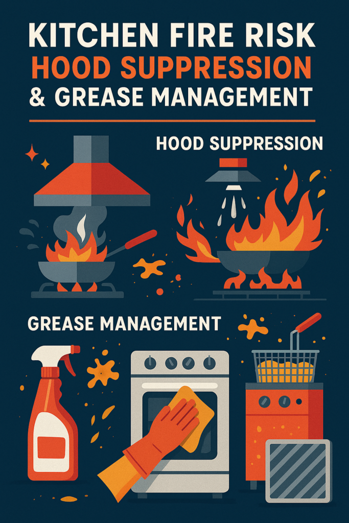 🔥 Kitchen Fire Risk: Hood Suppression & Grease Management 🍳🇨🇦