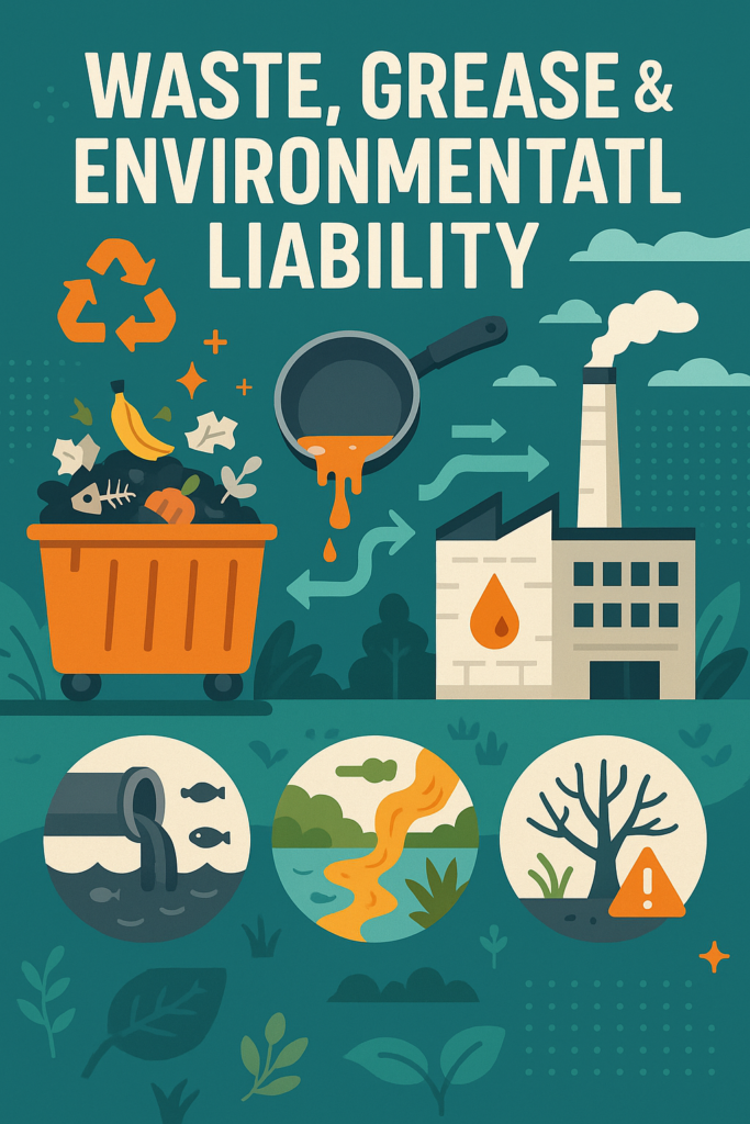 🌎 Waste, Grease & Environmental Liability 🇨🇦🇧🇨