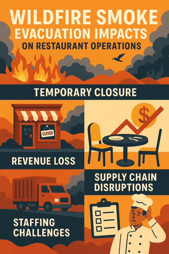 🔥🌫️ Wildfire Smoke & Evacuation Impacts on Restaurant Operations 🇨🇦